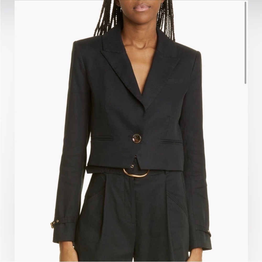 Veronica Beard Black Cropped Blazer